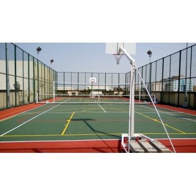Nawierzchnia tenisowa -  Courtsol Comfort Plus - pięciowarstwowa z podkładem gumowym 10 mm